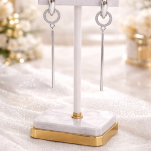 Silver Designer Hanging design Earrings