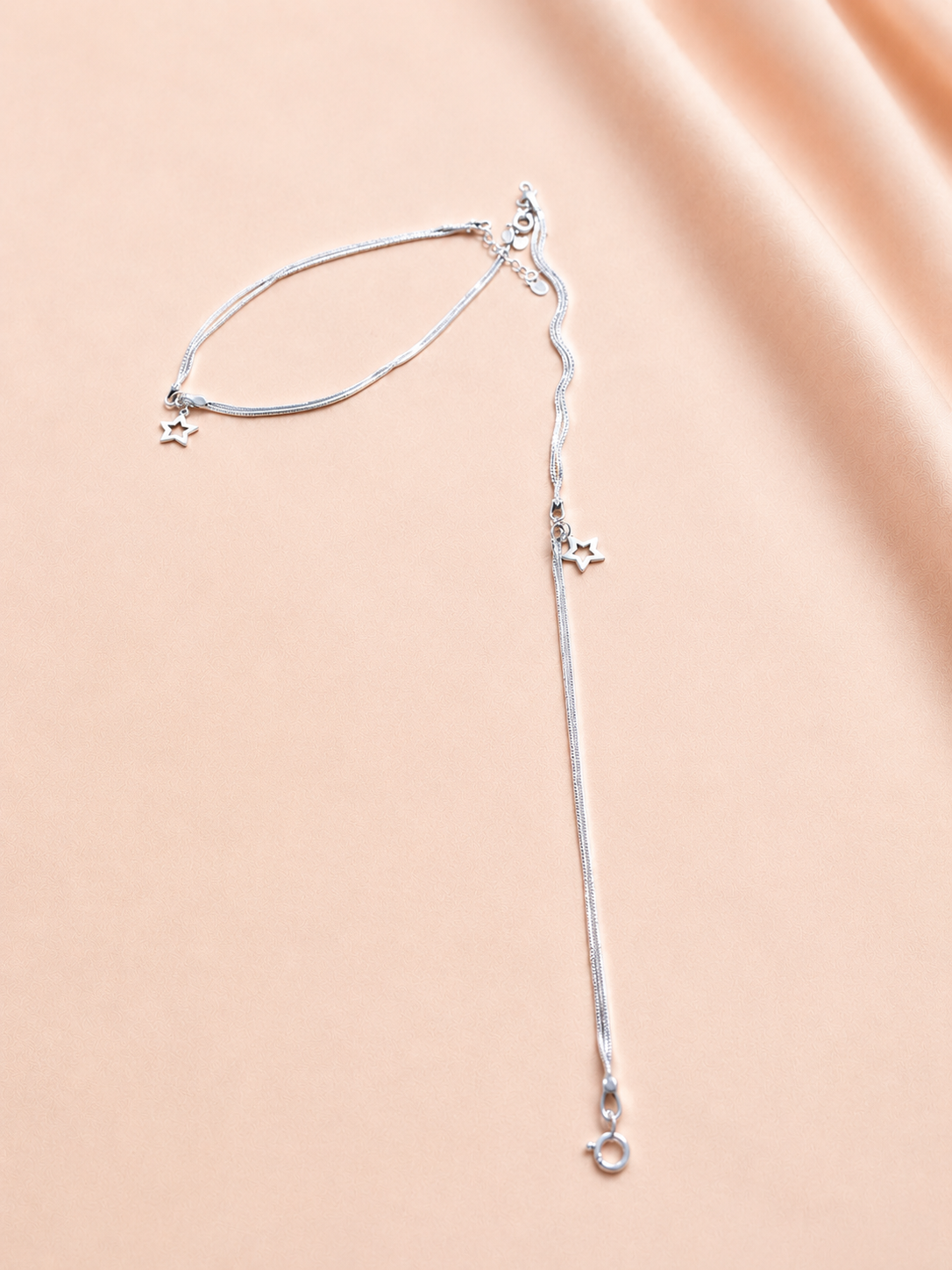 Silver Designer Anklets