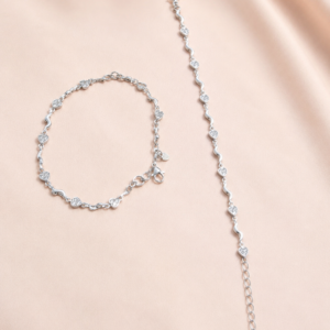 Silver Designer Anklets