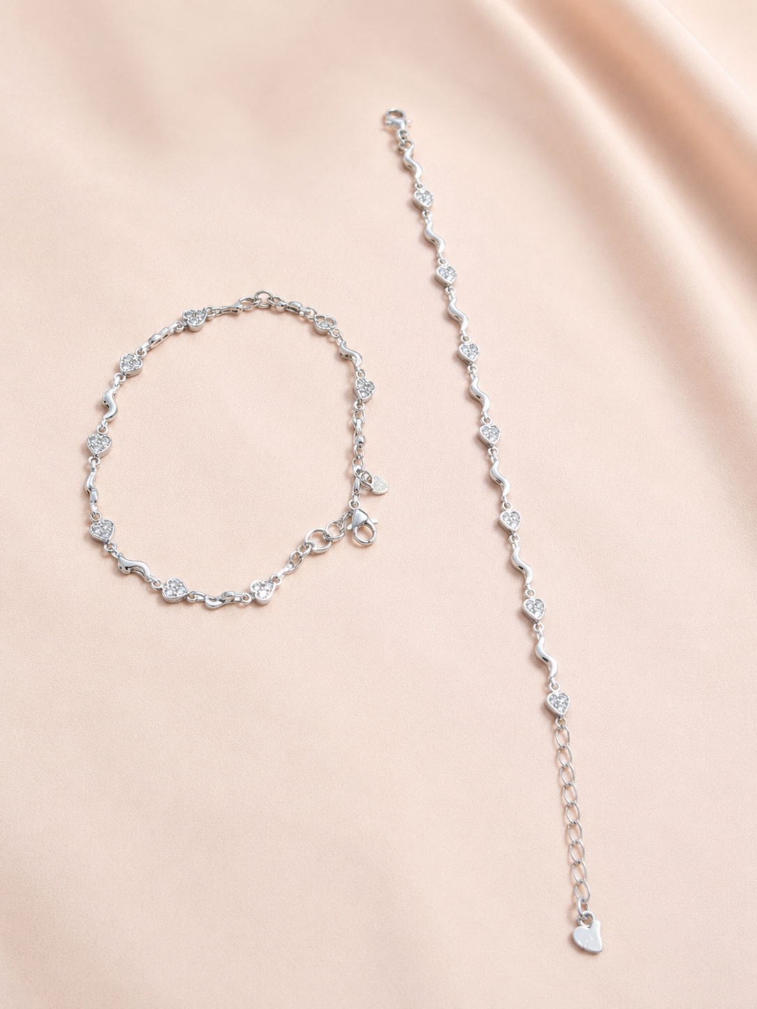 Silver Designer Anklets