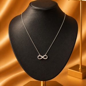 Silver Designer Chain with Infinity Pendant