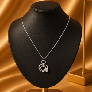 Silver Designer Chain with Pendant