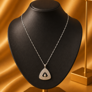 Silver Designer Chain with Pendant