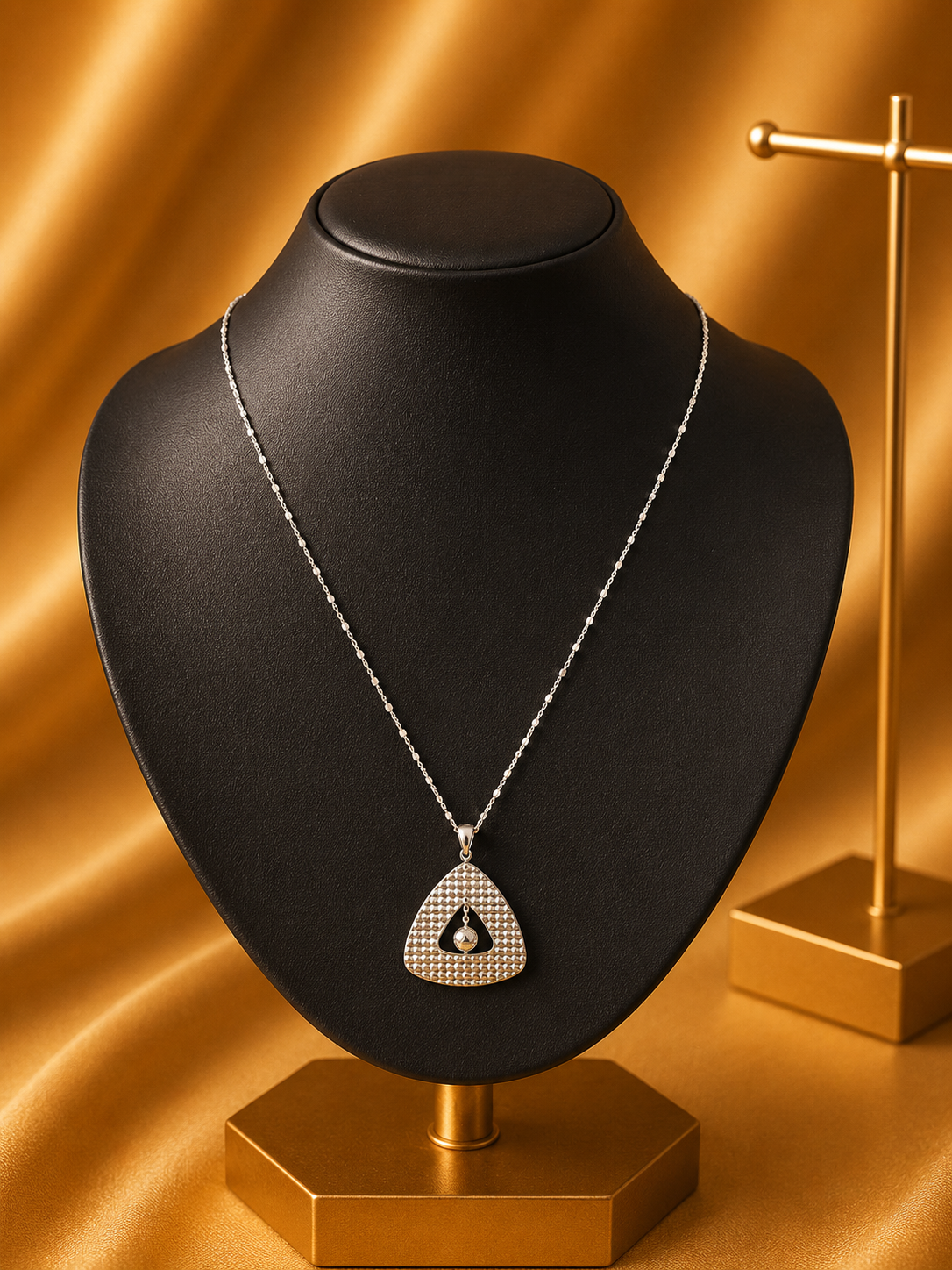 Silver Designer Chain with Pendant