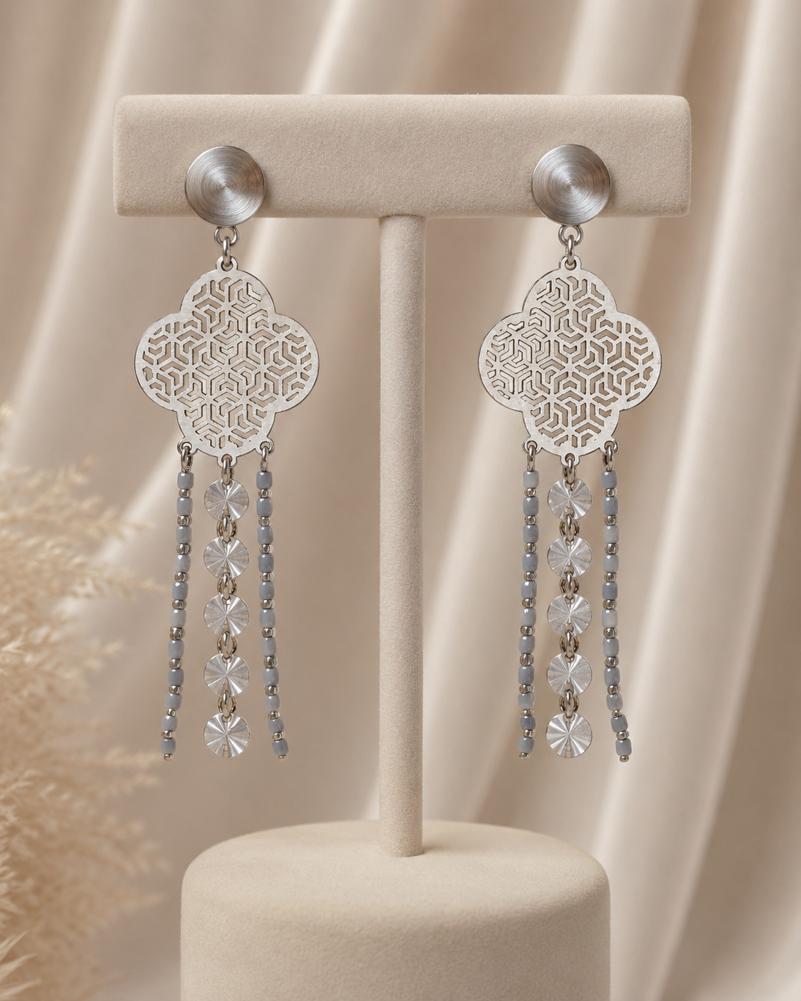 Silver Designer Earrings