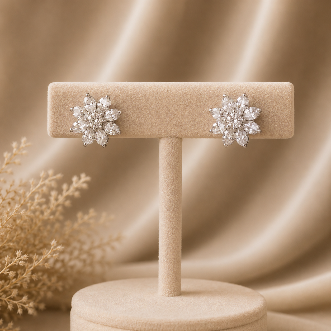 Silver Designer Earrings