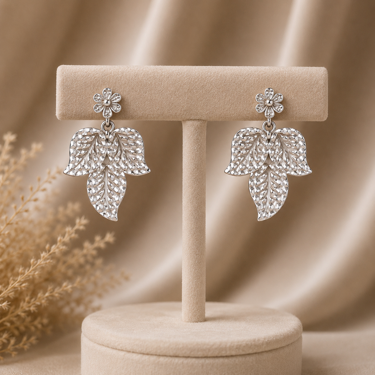 Silver Designer Earrings