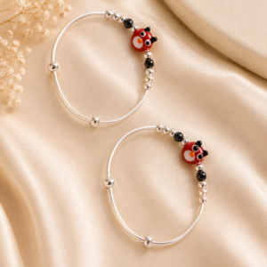 Silver Designer Kada's for kids