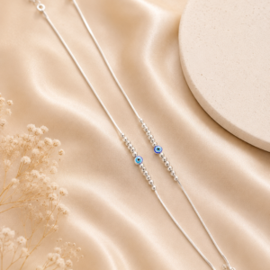 Silver Designer Anklets