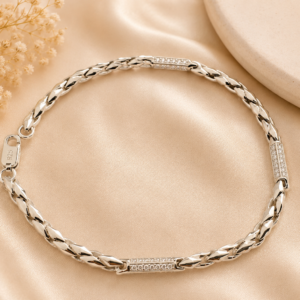 Silver Designer Bracelet for Men's