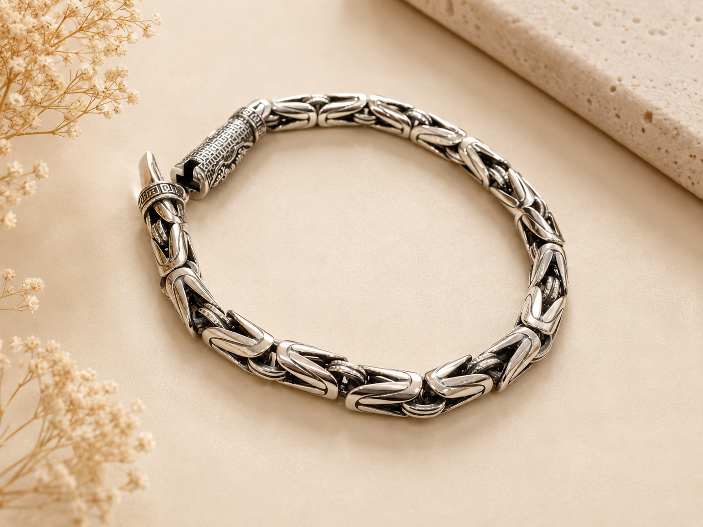 Silver Designer Bracelet for Men's
