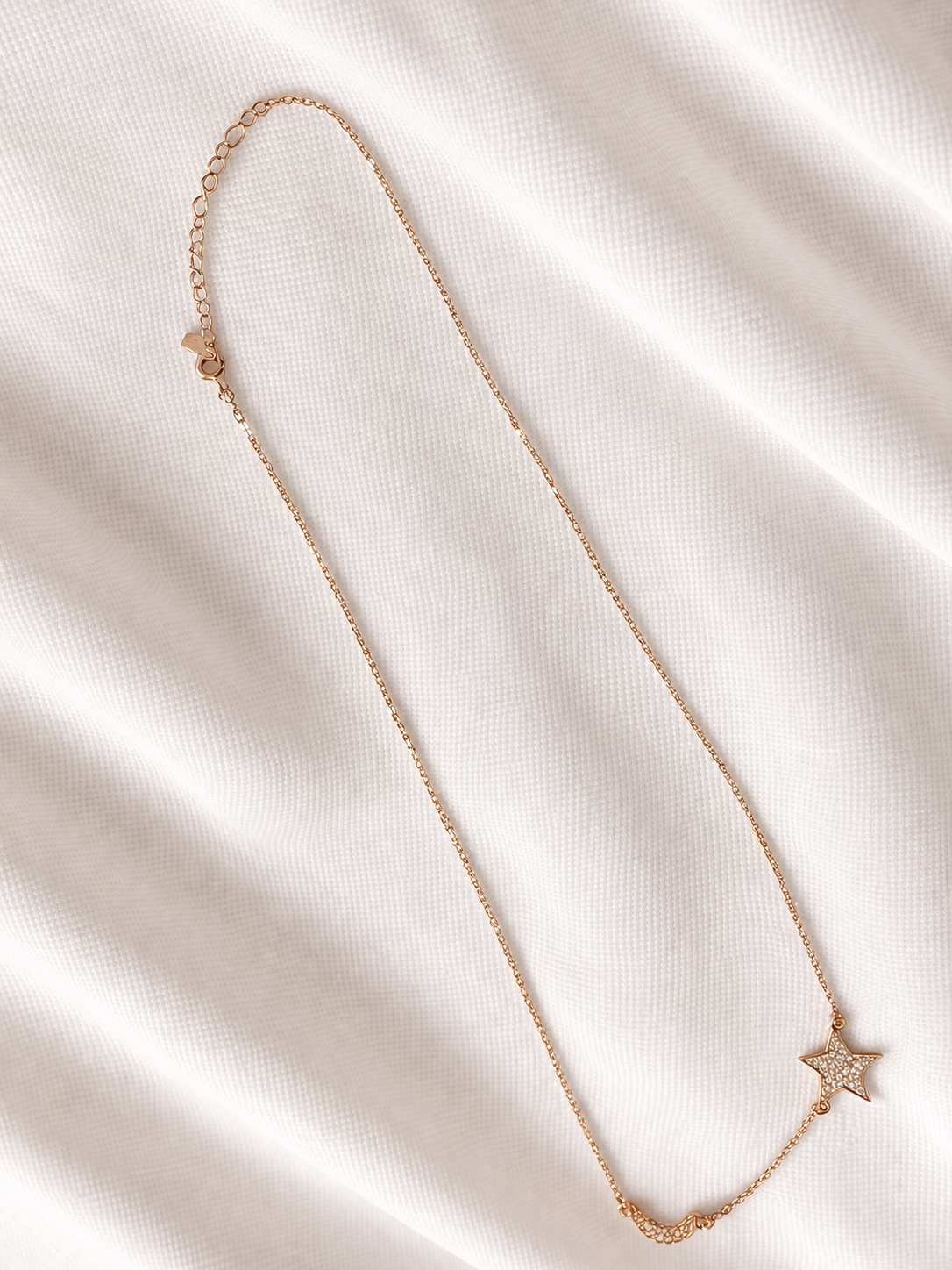 Rose gold Designer Silver Chain Necklace