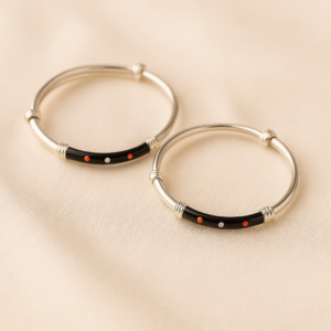 Silver Designer Kada's for kids