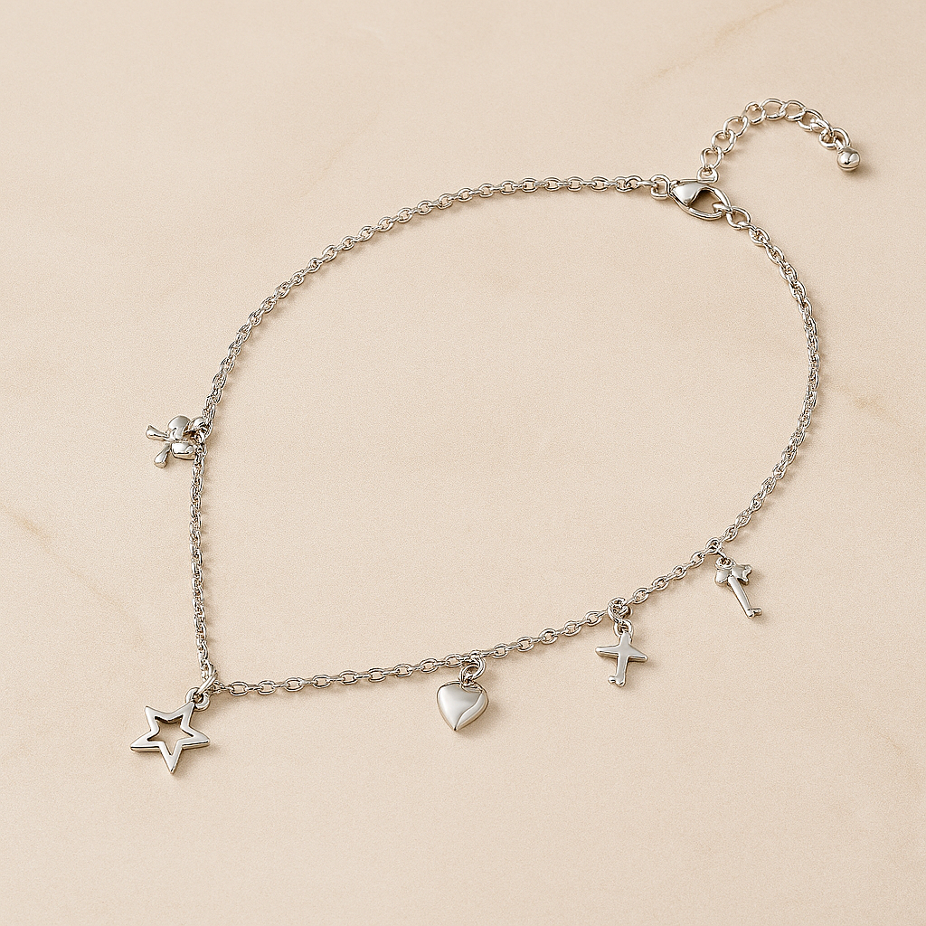 Silver Designer Chain Necklace