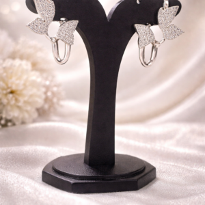 Silver Designer Butterfly design Earrings