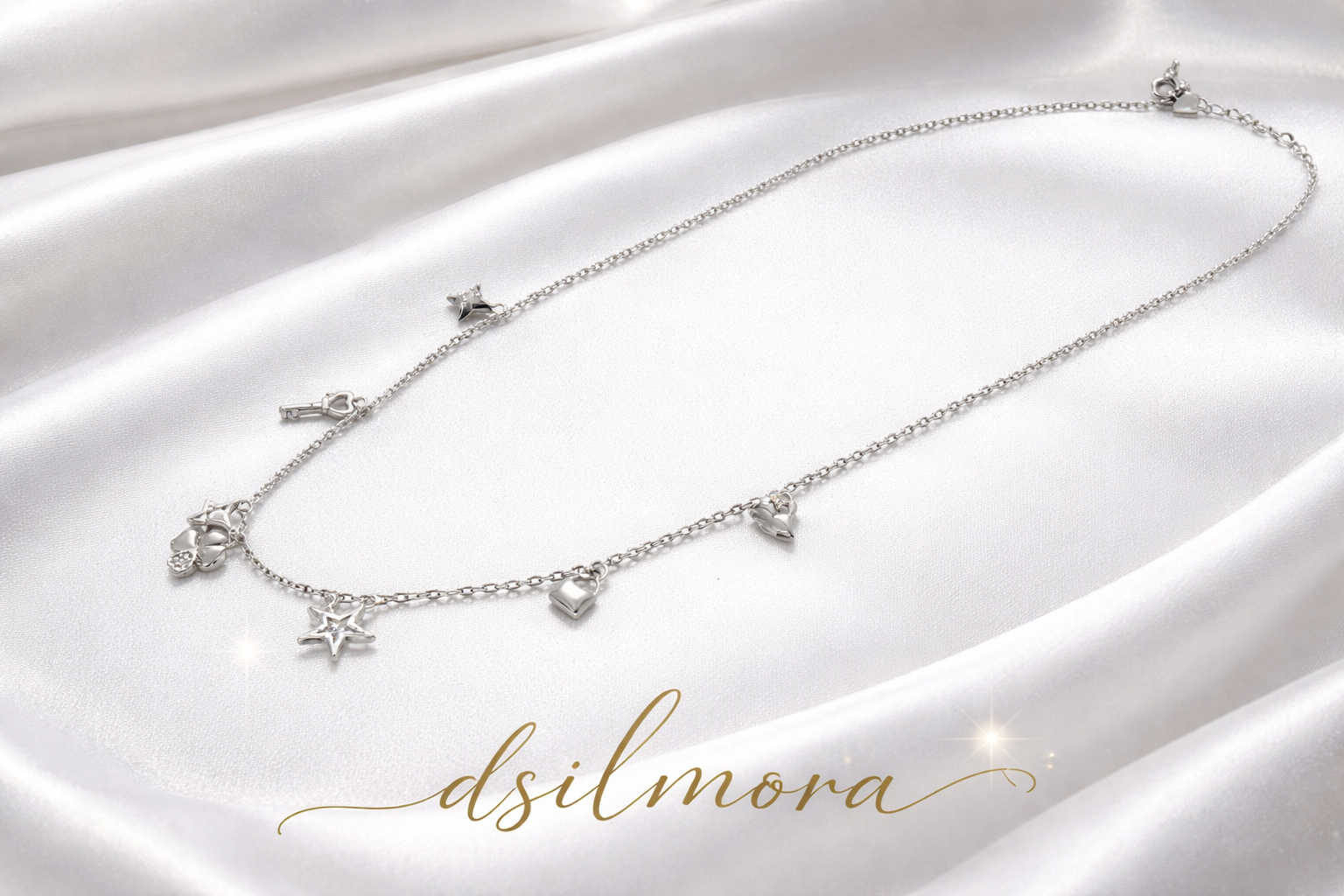 Silver Designer Chain Necklace