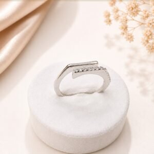 Silver Diamond Designer Rings